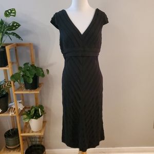 Adrianna Papell v-neck A-line dress